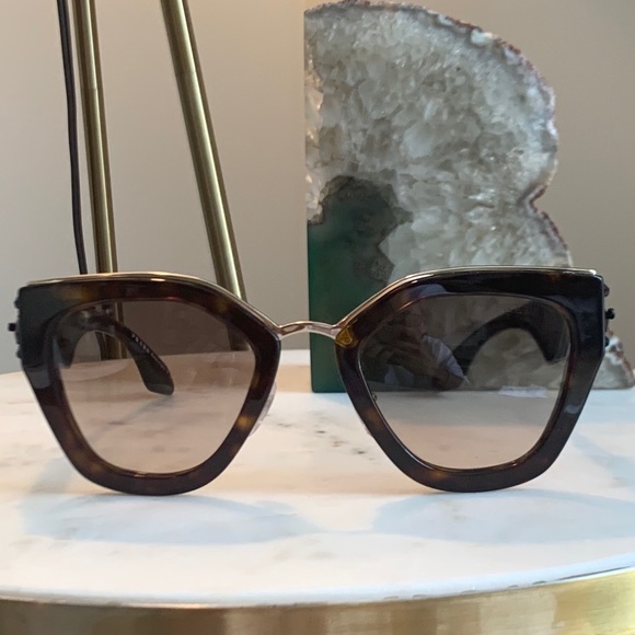 Prada PR 10TS 2AU3D0 Havana Embellished/Sunglasses main image 4